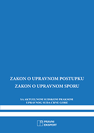 Zakon o upravnom postupku i Zakon o upravnom sporu – 260
