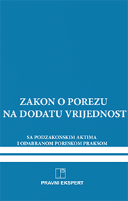 Zakon o porezu na dodatu vrijednost